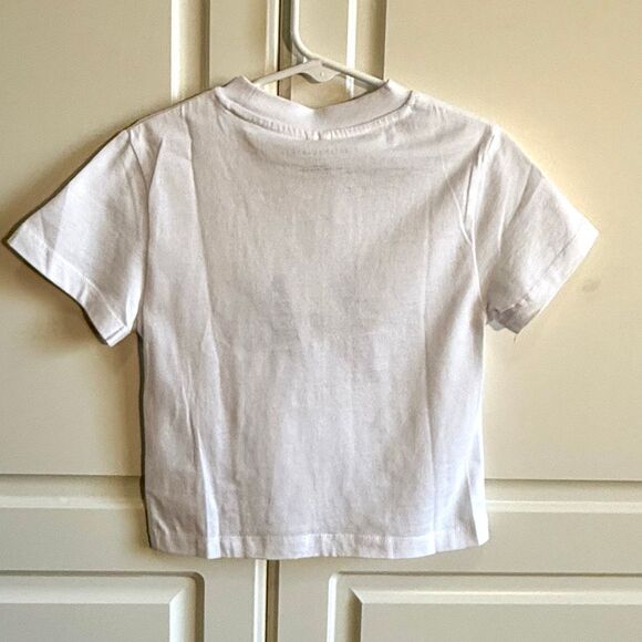 NWT Stella McCartney Kids White Organic Rock Out T-Shirt. Size 2 - Picture 4 of 6